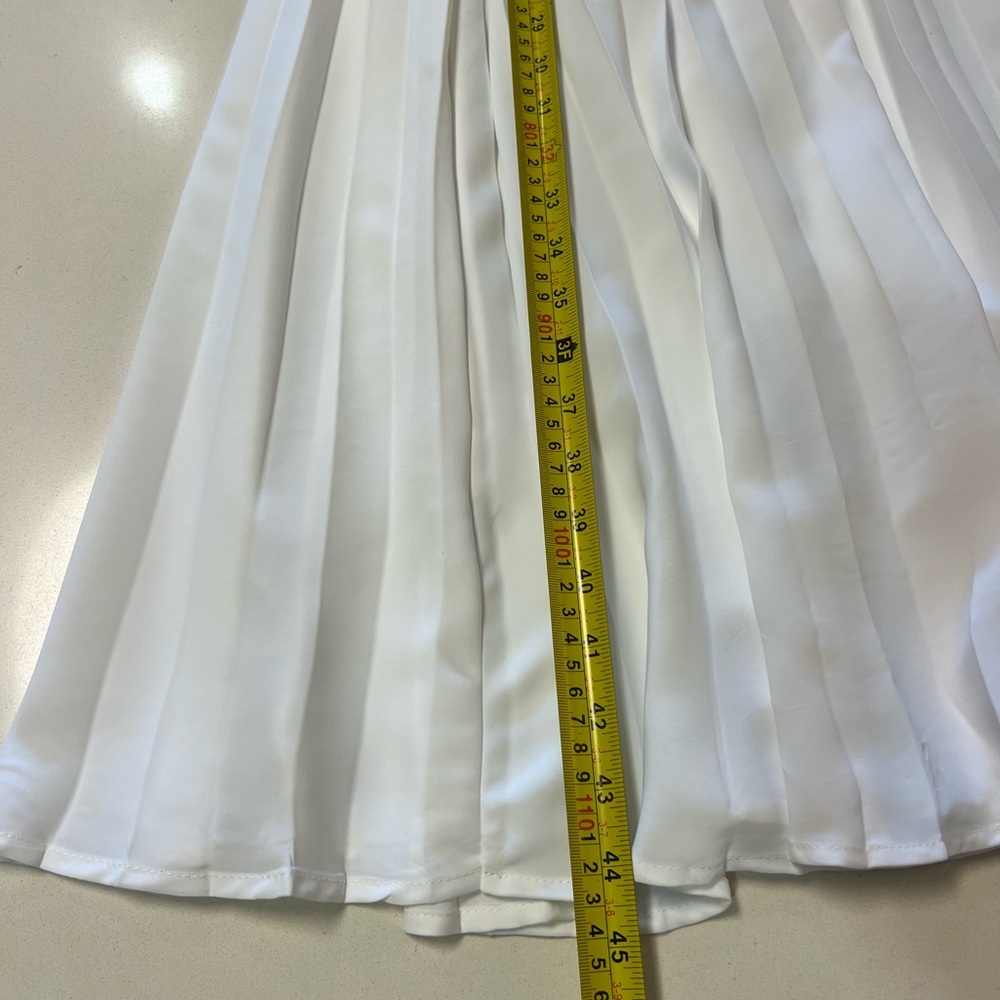 NWT COMMENSE Pleated Strapless Side Split Dress B… - image 7